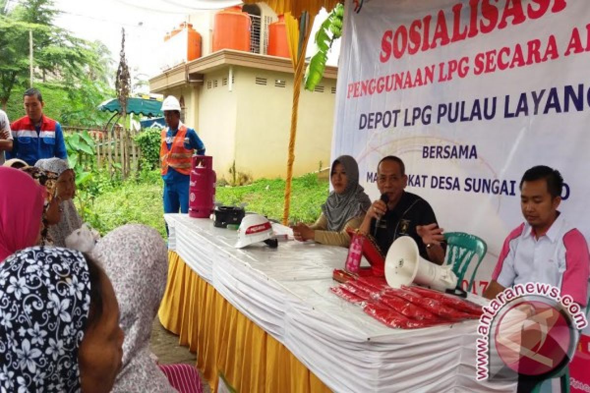 Pertamina sosialisasi gas 5,5 kg di Banyuasin 