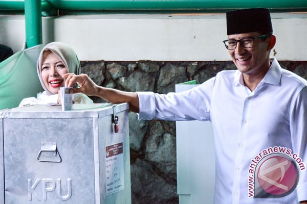 Sandiaga Uno puji sikap kesatria AHY