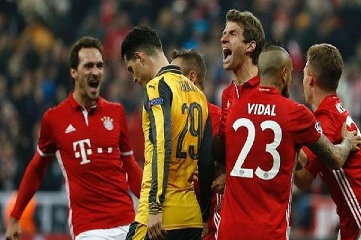 Liga Champions - Bayern hajar Asenal 5-1