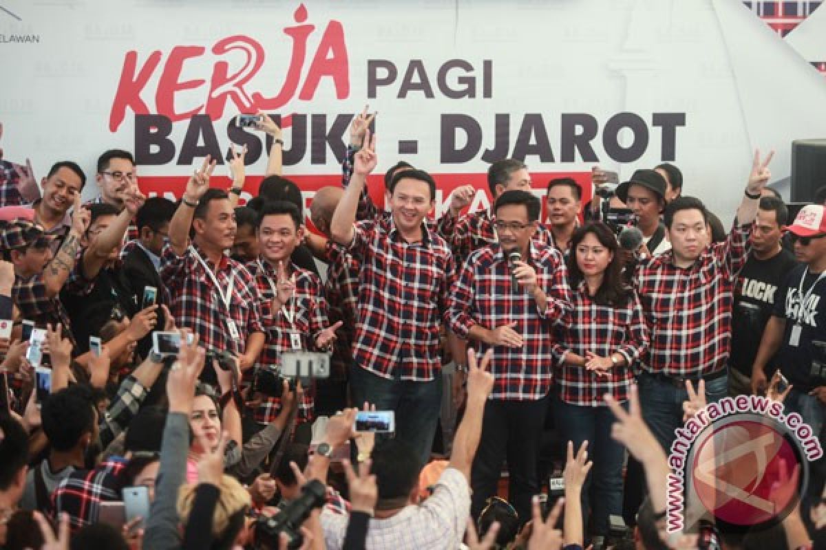 Relawan Agus-Sylvi deklarasikan dukungan ke Basuki-Djarot