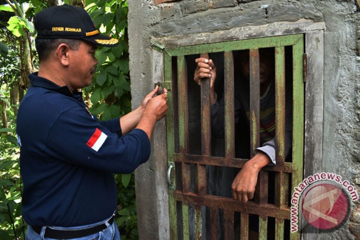 16 orang gangguan jiwa Lampung dibebaskan dari pasung