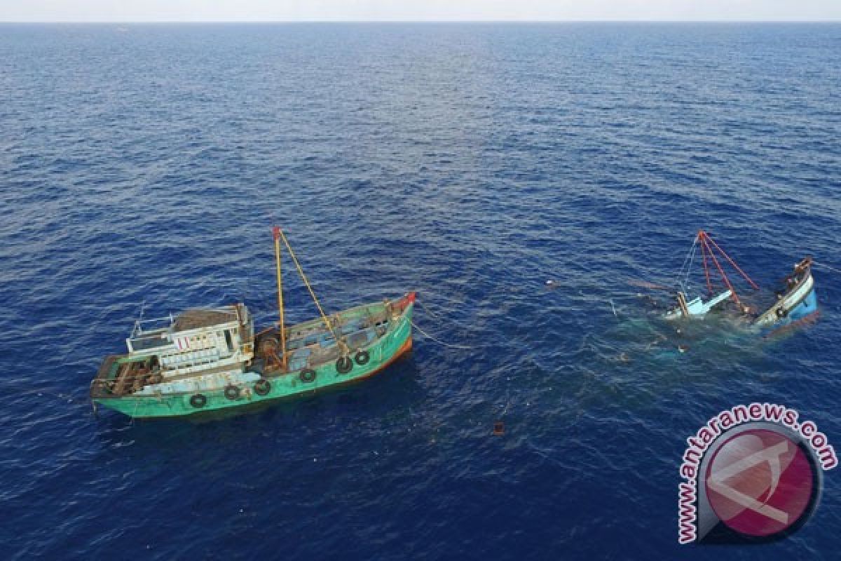 KKP Tangkap Kapal Asing di Selat Malaka berikut Barang Bukti Ikan 100 Kilogram