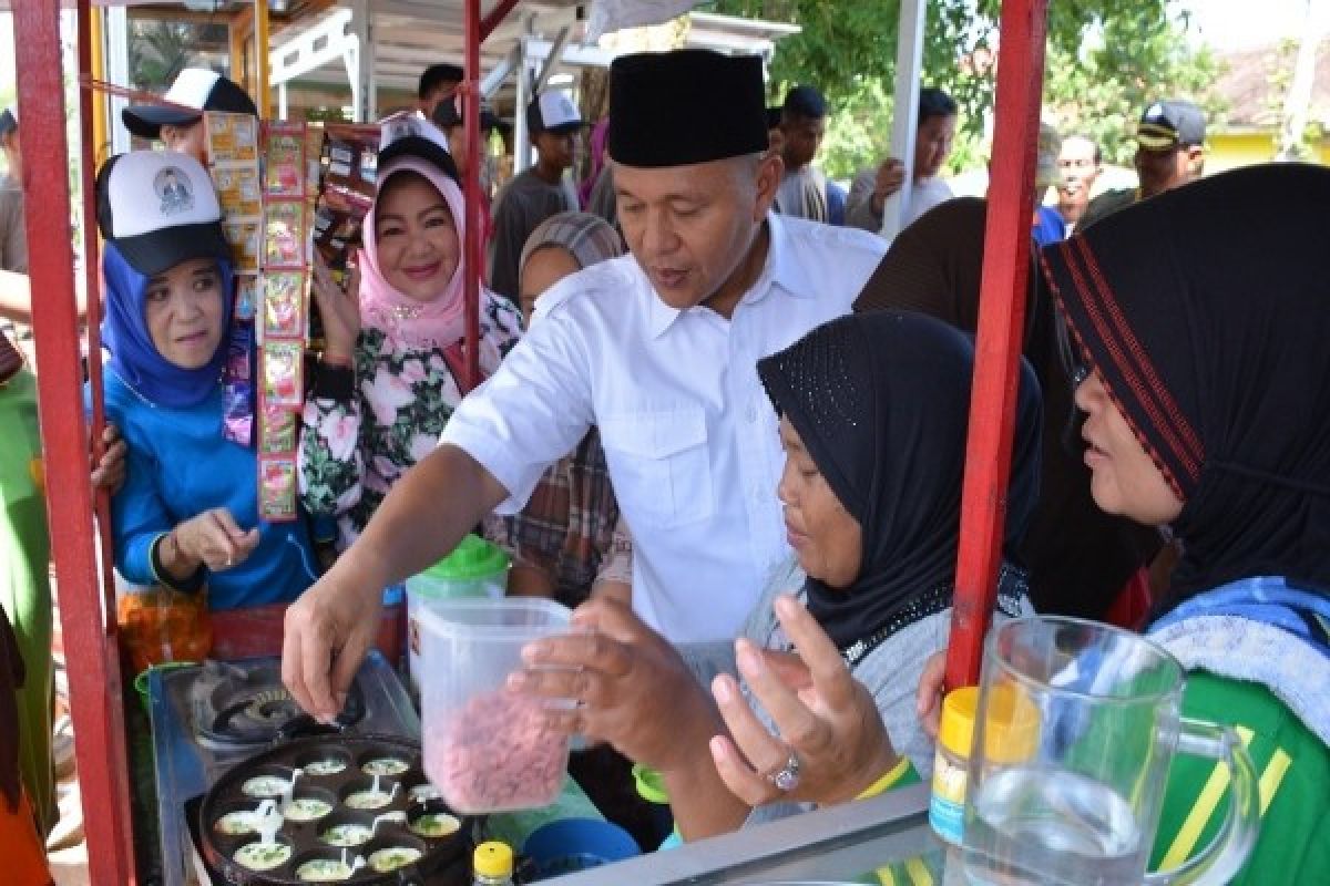 Bupati Lampung Tengah Resmikan Los Wisata Kuliner 
