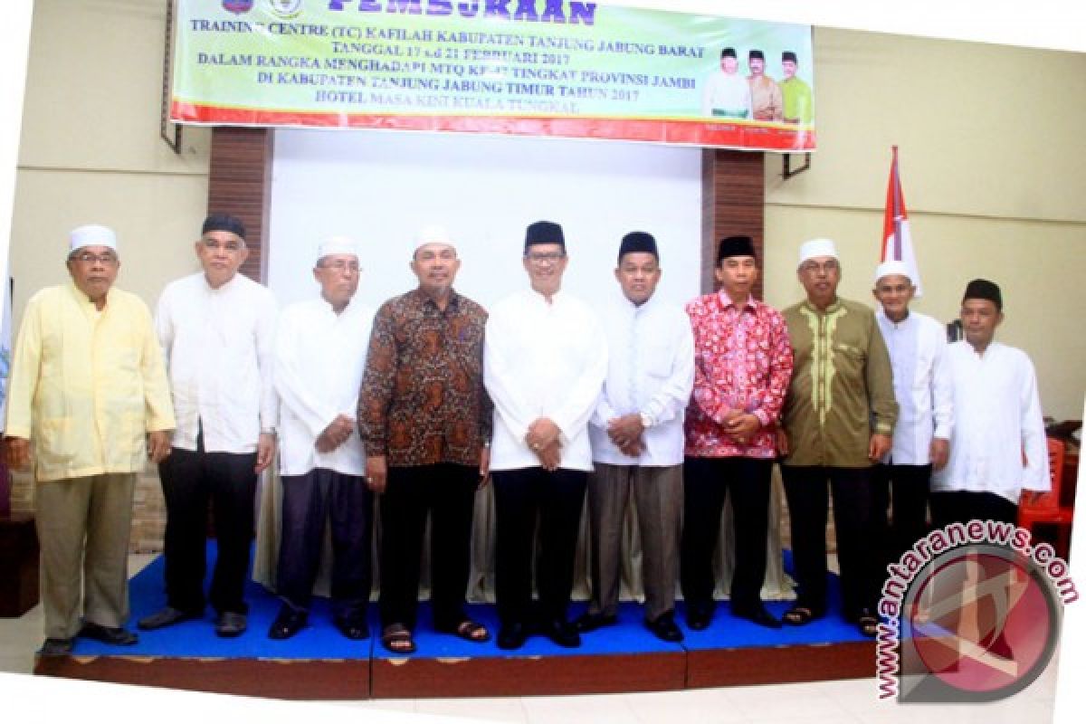  Tanjabbar gelar training center kafilah MTQ