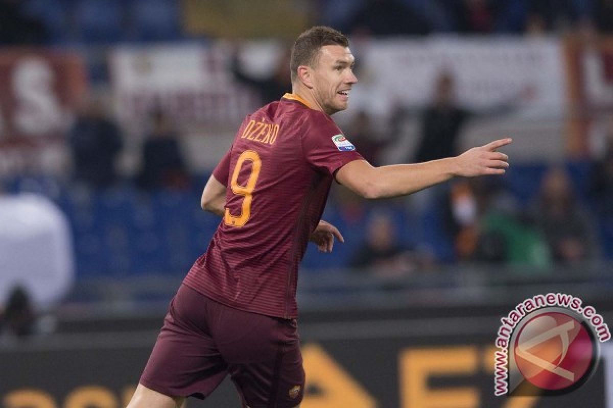 Gol Edin Dzeko antar Roma ke perempat final Liga Champions