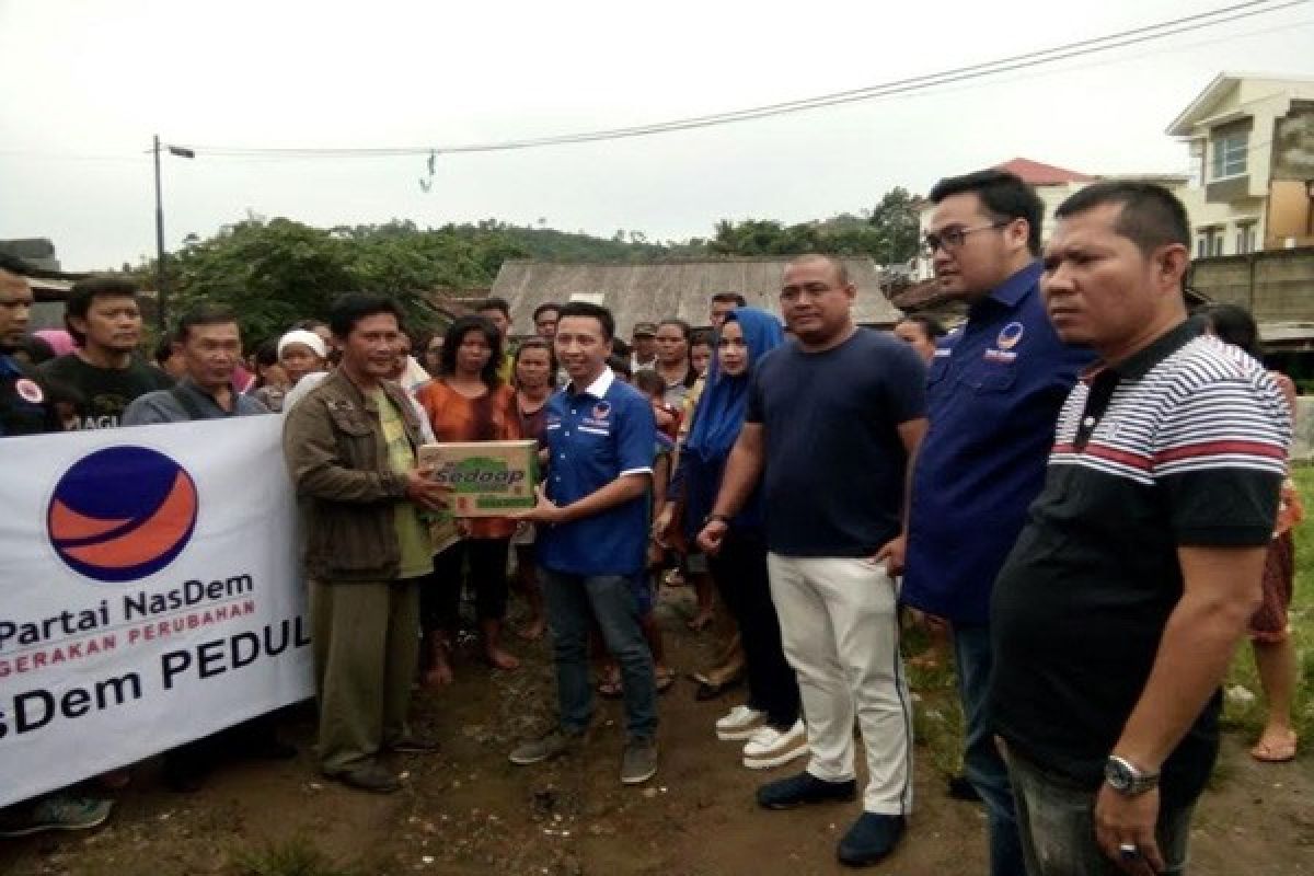 NasDem Lampung Bantu Korban Banjir  