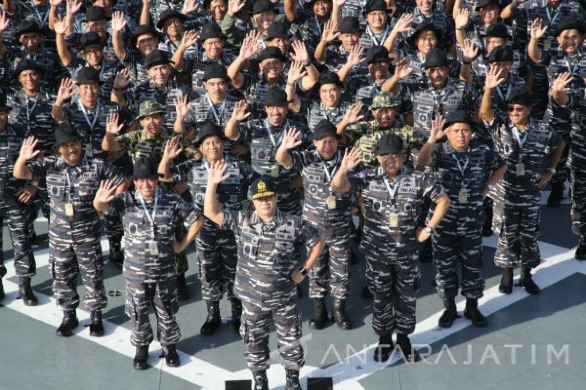 Kasal Buka Apel Komandan Satuan TNI AL