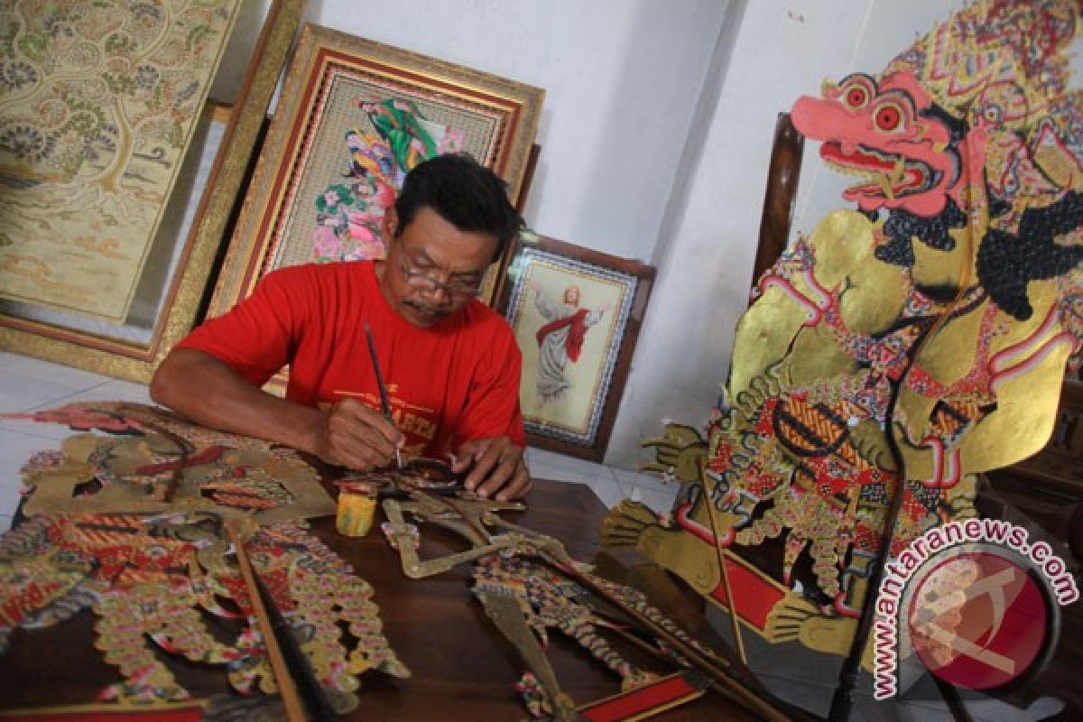 Industri kerajinan wayang Bantul terkendala regenerasi perajin