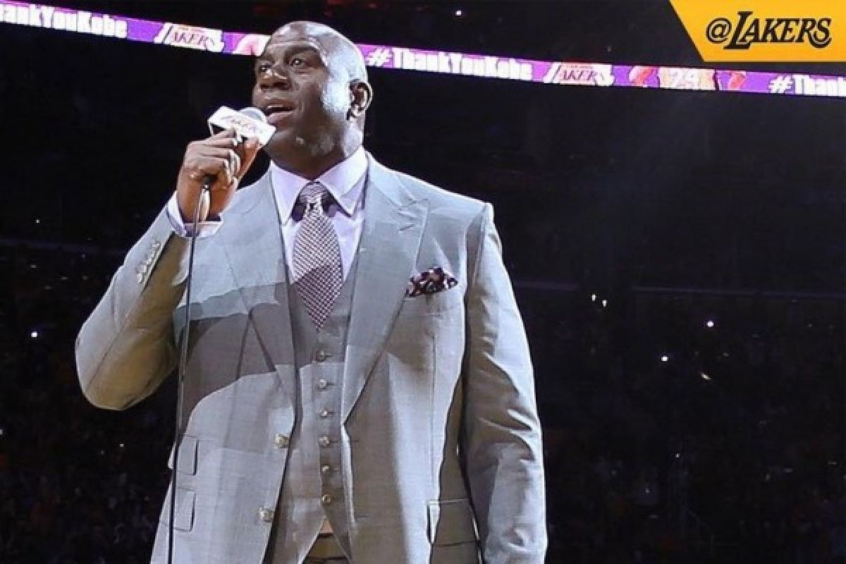 Lakers tunjuk Magic Johnson jadi Presiden Operasional Bola Basket