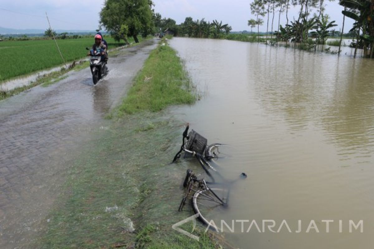 Ketinggian Air Bengawan Solo di Bojonegoro Naik