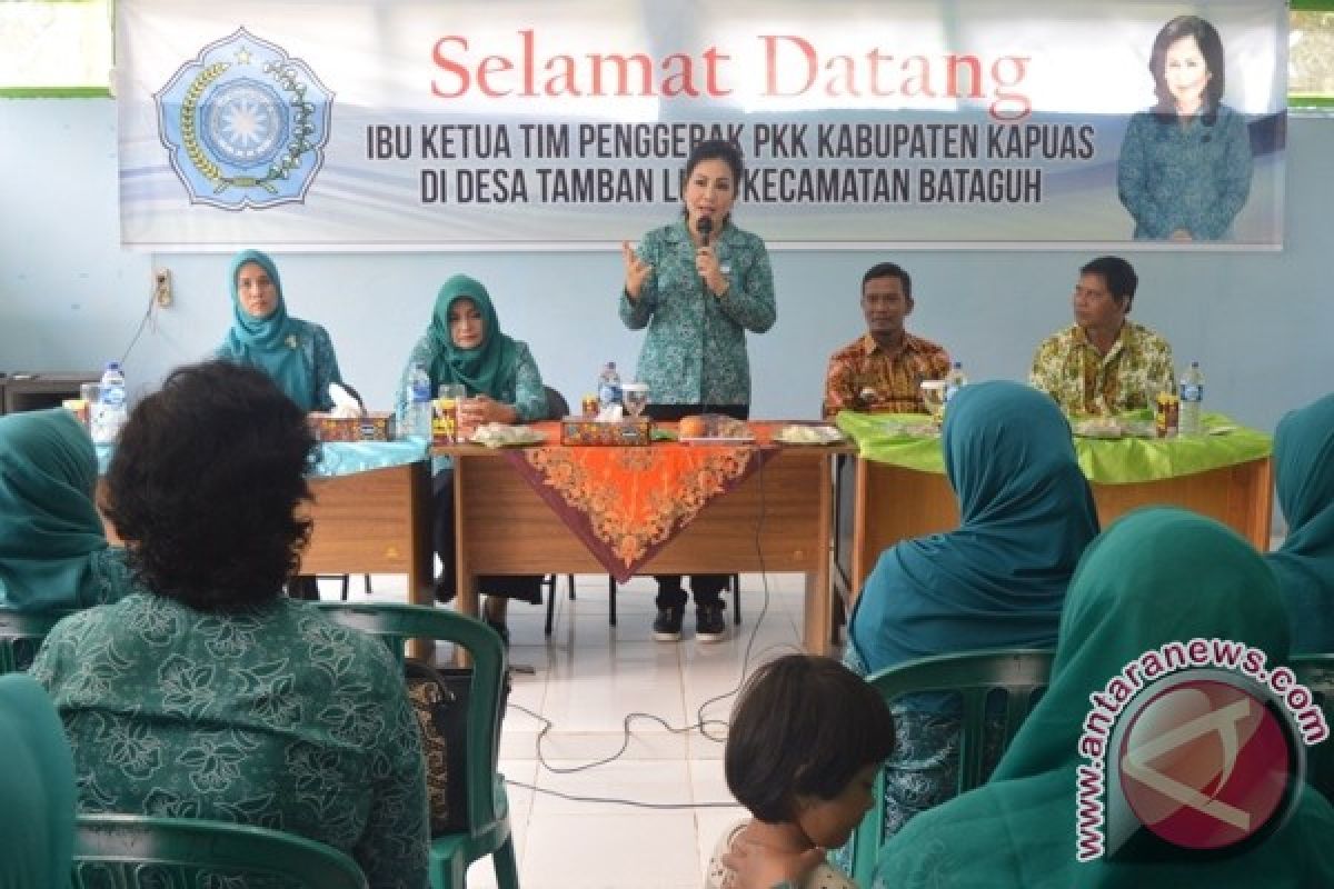 Perlu Dipupuk Rasa Cinta Tanah Air, Kata Ketua PKK Kapuas