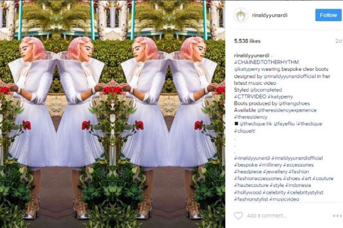 Rancang sepatu Katy Perry, ini cerita desainer Indonesia