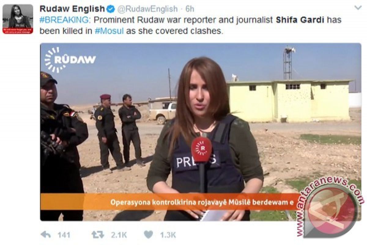 Wartawati TV Irak Tewas Dalam Ledakan Bom di Mosul