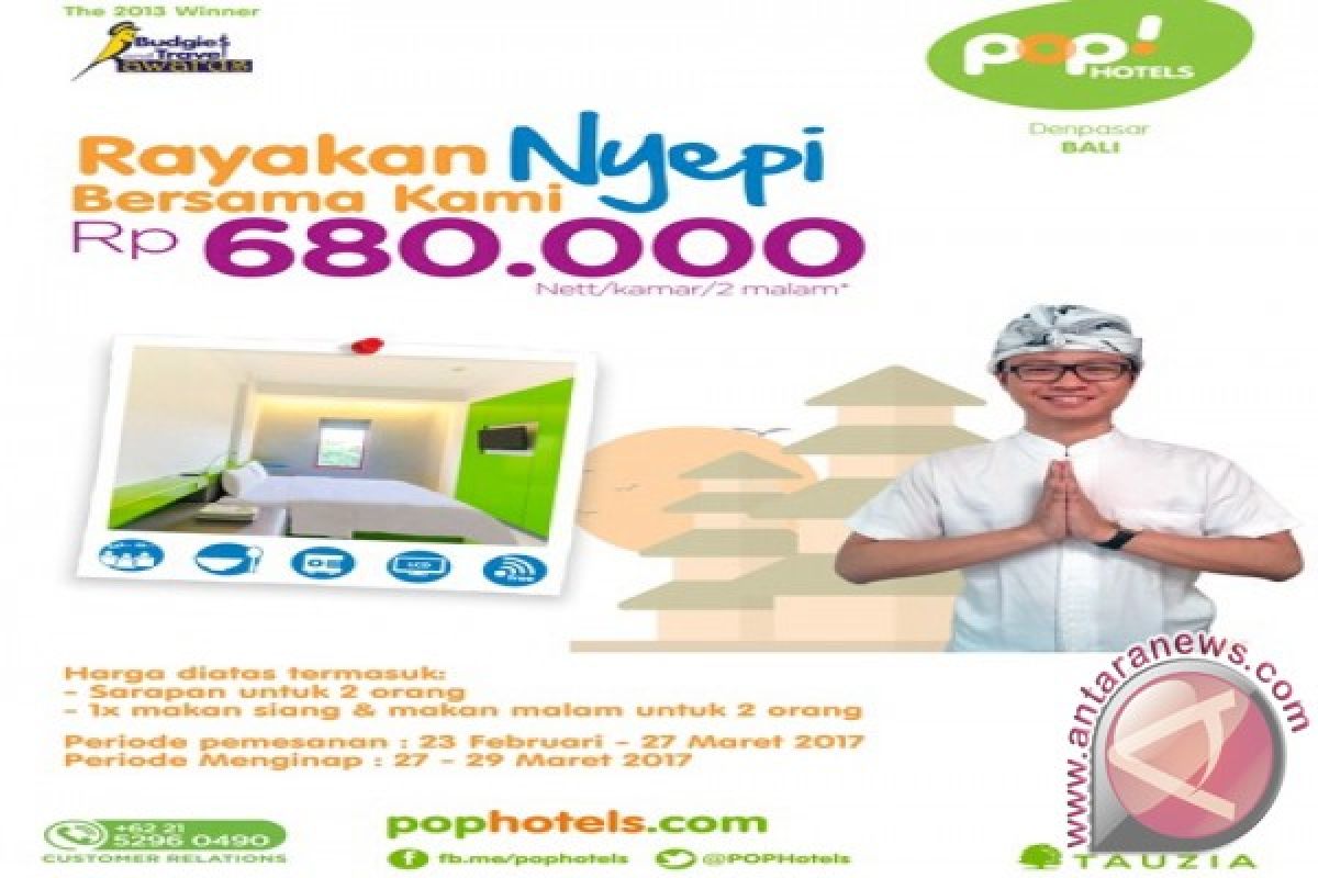 Rasakan Pengalaman Menyenangkan selama Hari Nyepi di HARRIS-POP! Hotels & Conventions Denpasar Bali