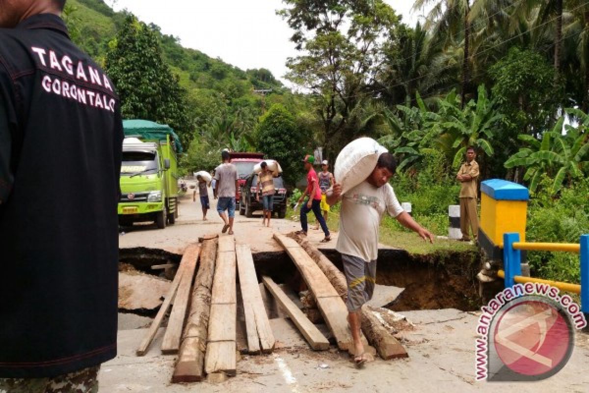 Dinas PU-PR: Perbaikan Jembatan Molindogupo Cepat Selesai