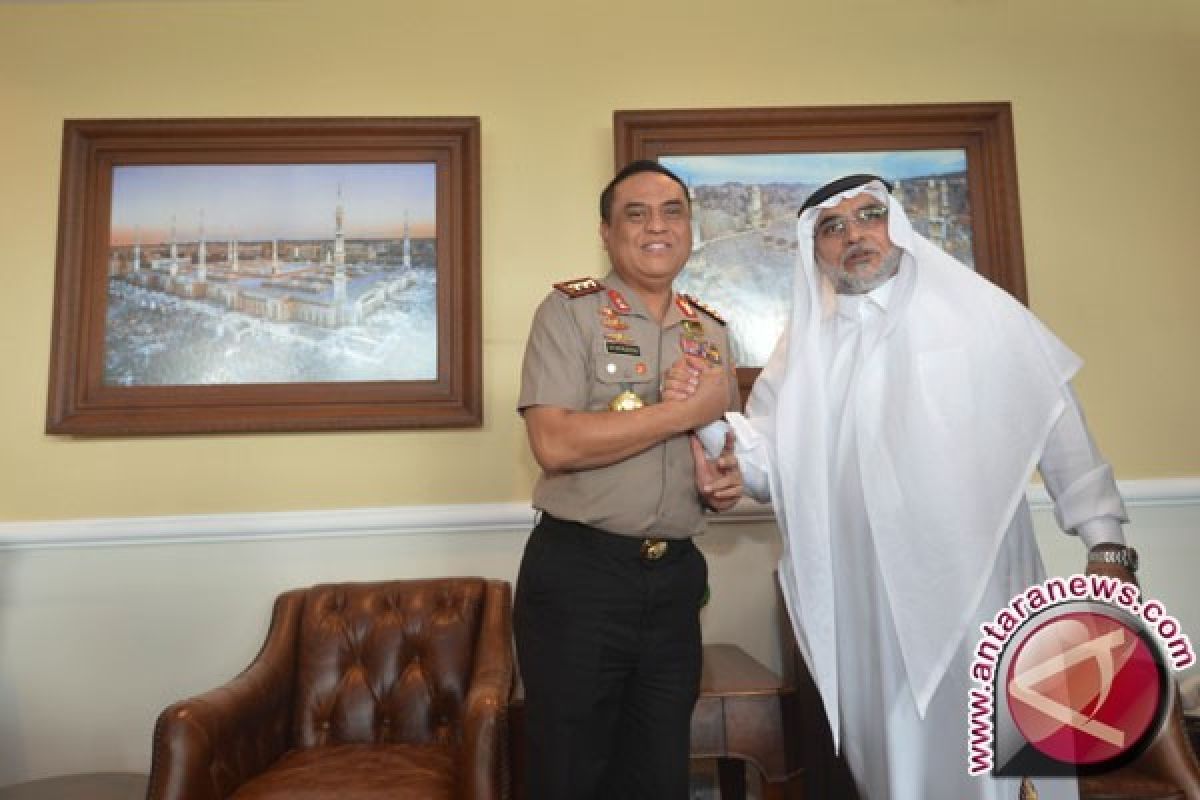 Dubes Arab Temui Wakapolri Koordinasi Pengamanan Raja Salman