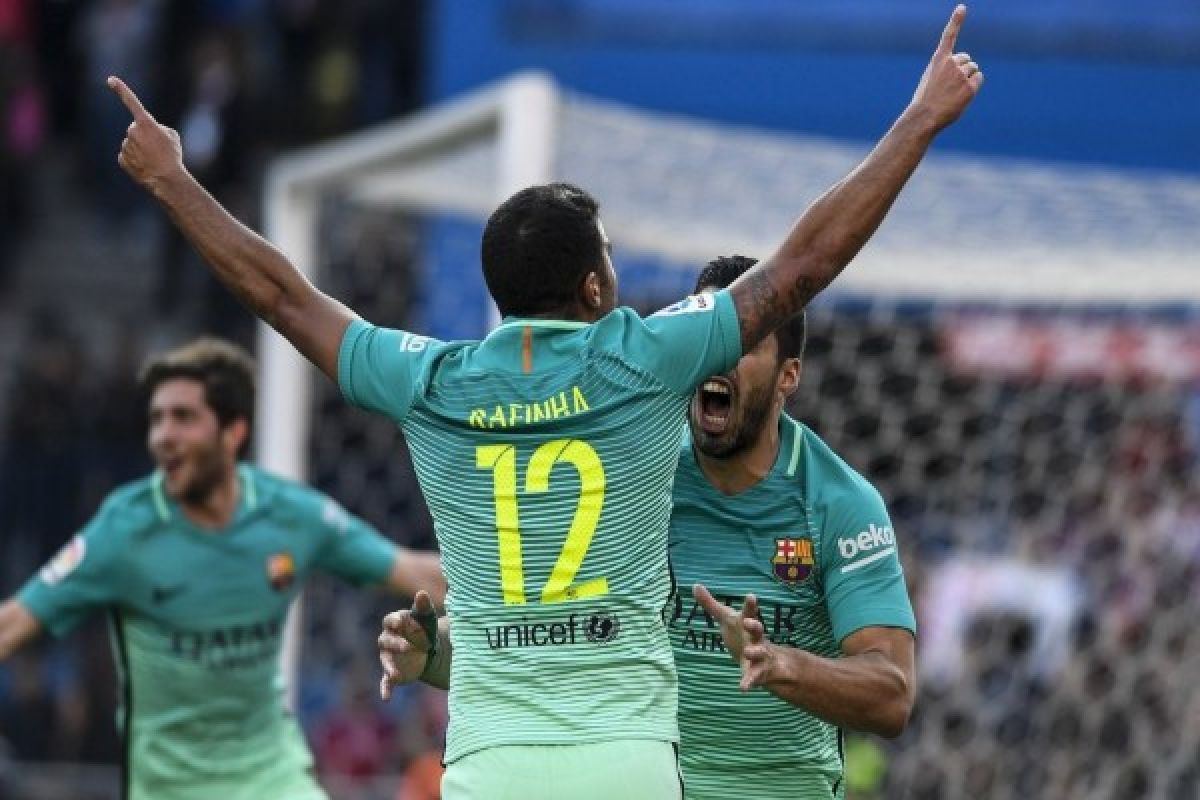 Rafinha isi tempat Messi dalam Barcelona versus Granada
