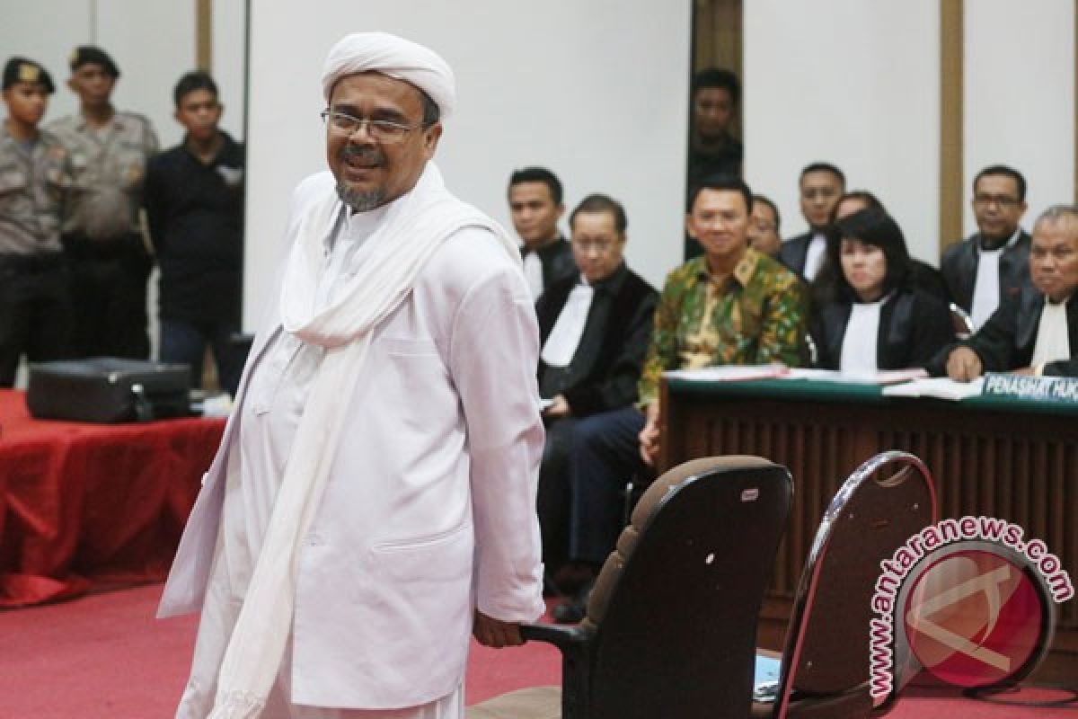 Rizieq bicara makna penodaan dalam sidang Ahok