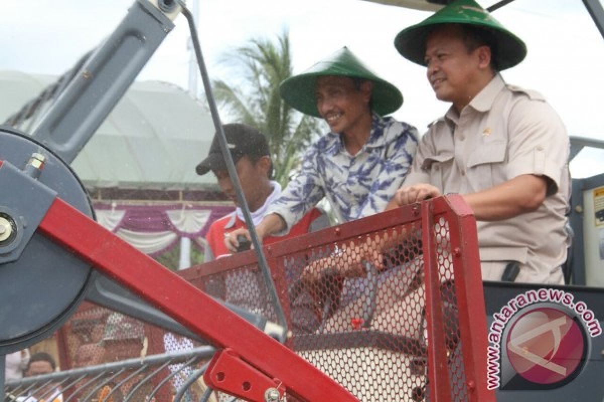 Bupati Gorontalo-komisi IV DPR Panen Raya Jagung