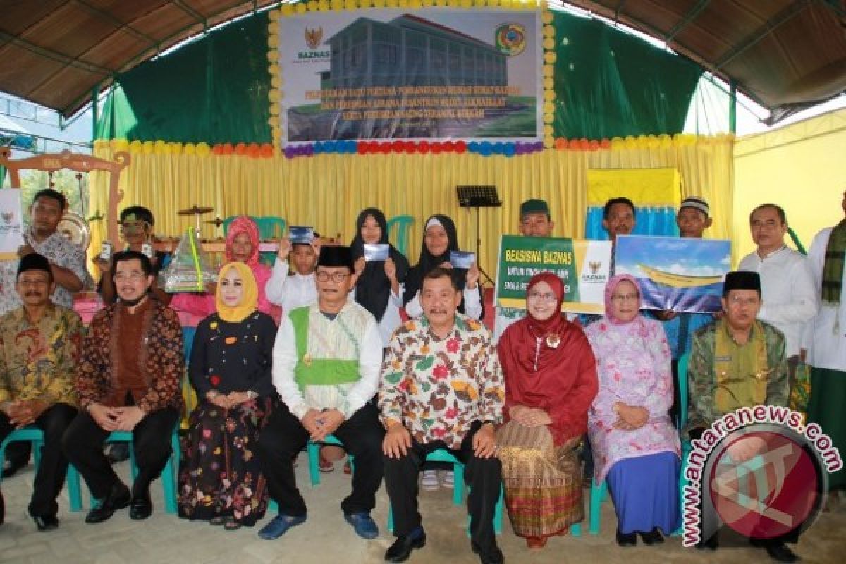 Baznas Realisasikan Pembangunan Rumah Sehat di Parimo