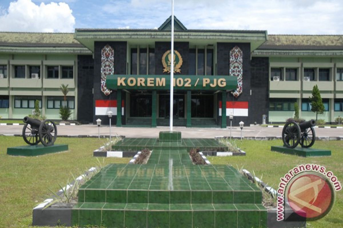 Korem 102/Pjg Bantu Polisi Cari Pelaku Pembakar Sekolah
