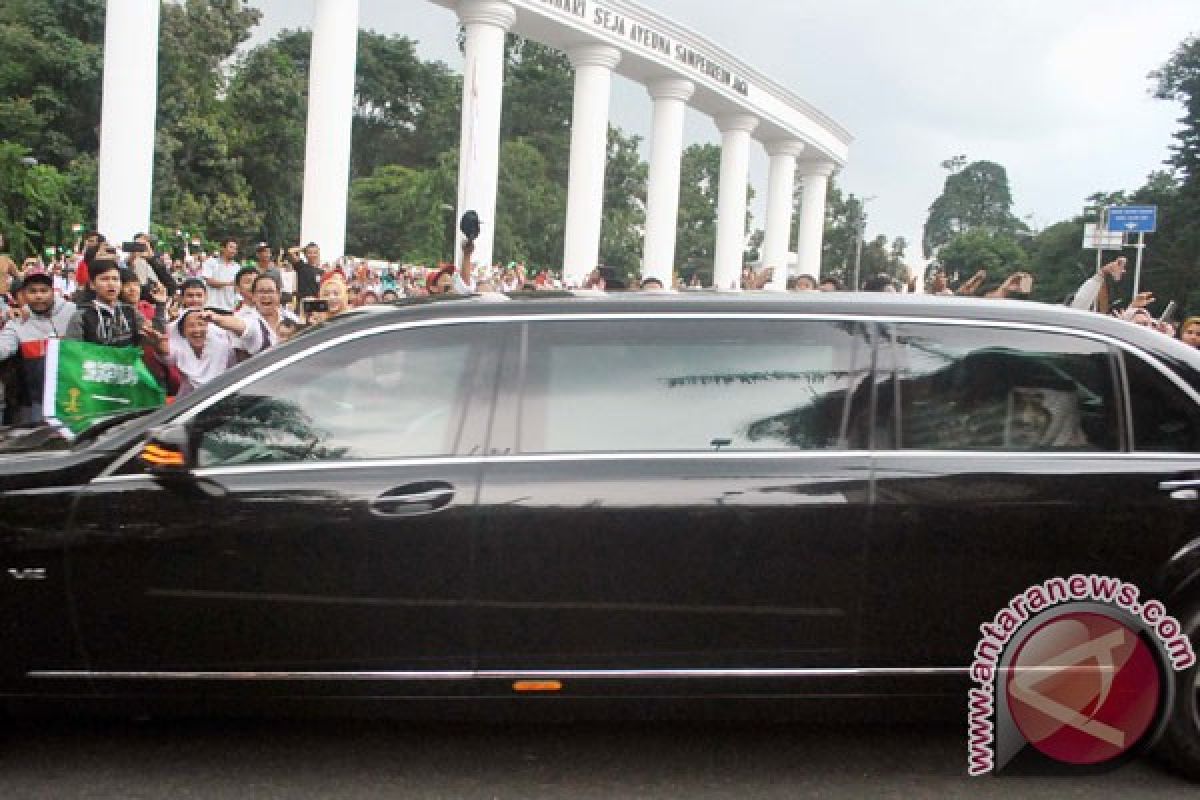 Raja Salman tinggalkan Istana Bogor