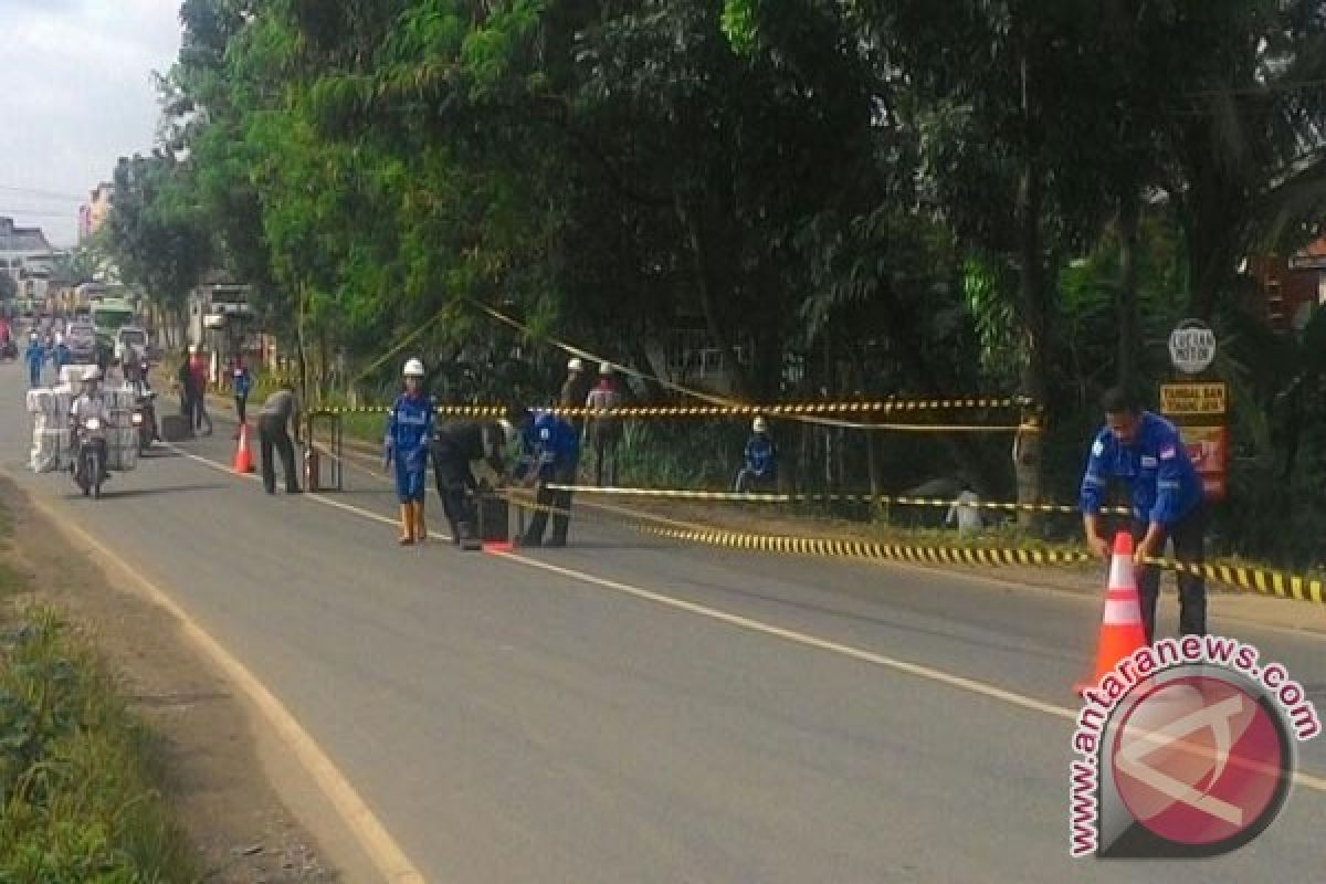 Polisi Jambi jaga lokasi pipa gas bocor 