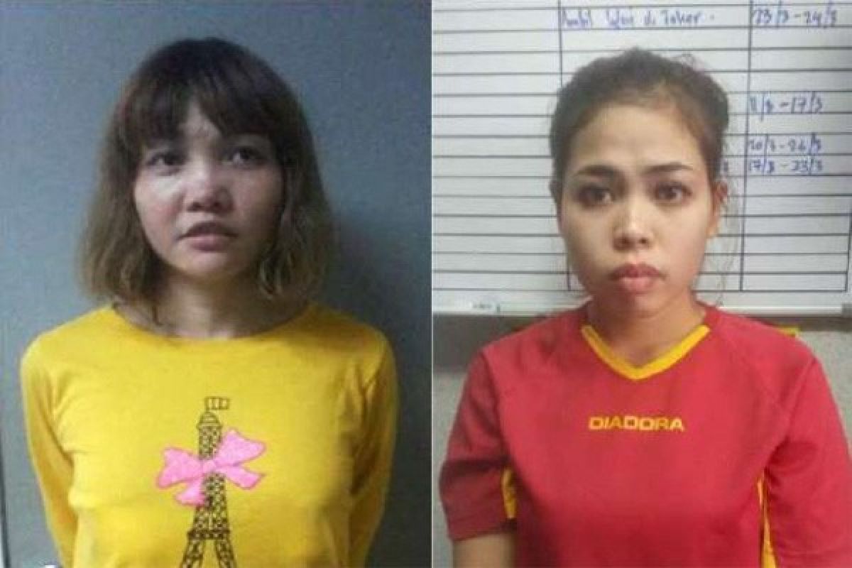 Hari ini, dua perempuan pembunuh Kim Jong Nam dituntut