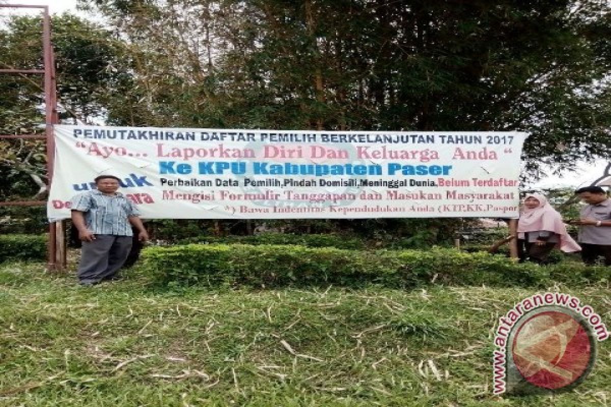 KPU Paser Minta Warga Proaktif Mutakhirkan Data