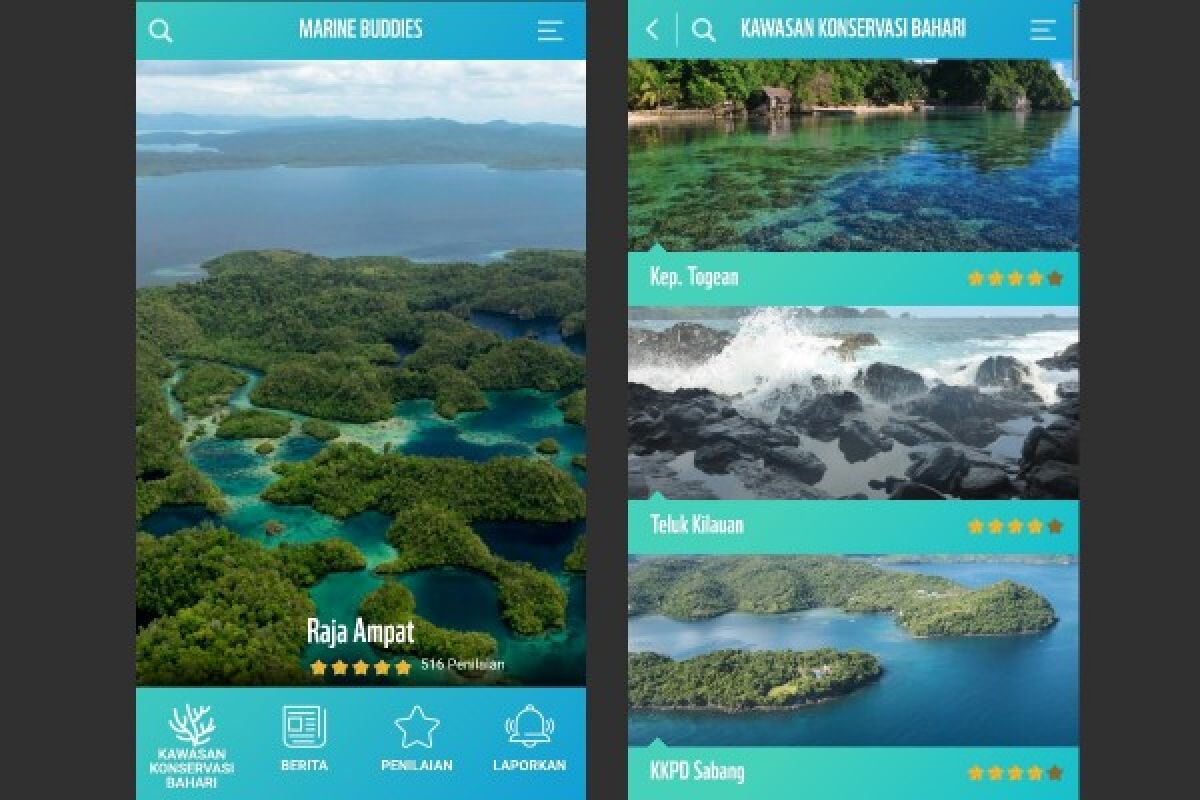 Mengenal kawasan konservasi lewat aplikasi Marine Buddies WWF 