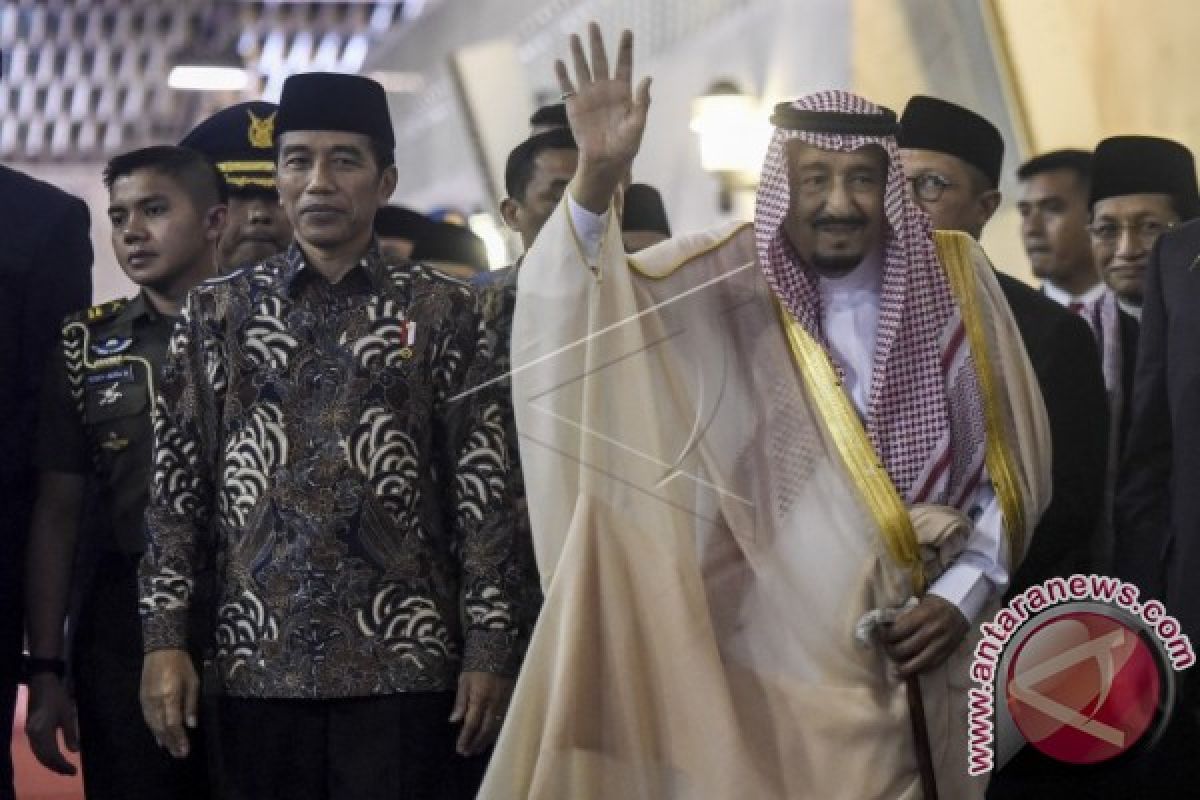 Raja Salman Bertemu Megawati dan Puan Maharani