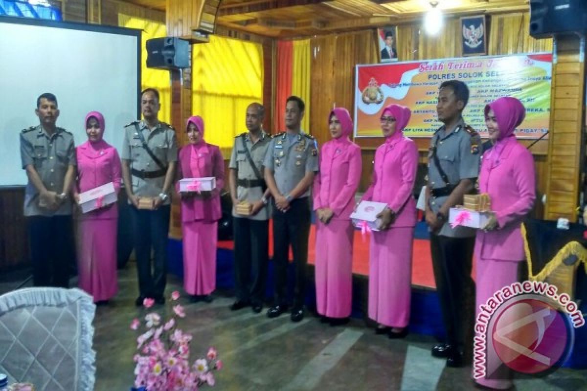 Lima Pejabat Polres Solok Selatan Sertijab