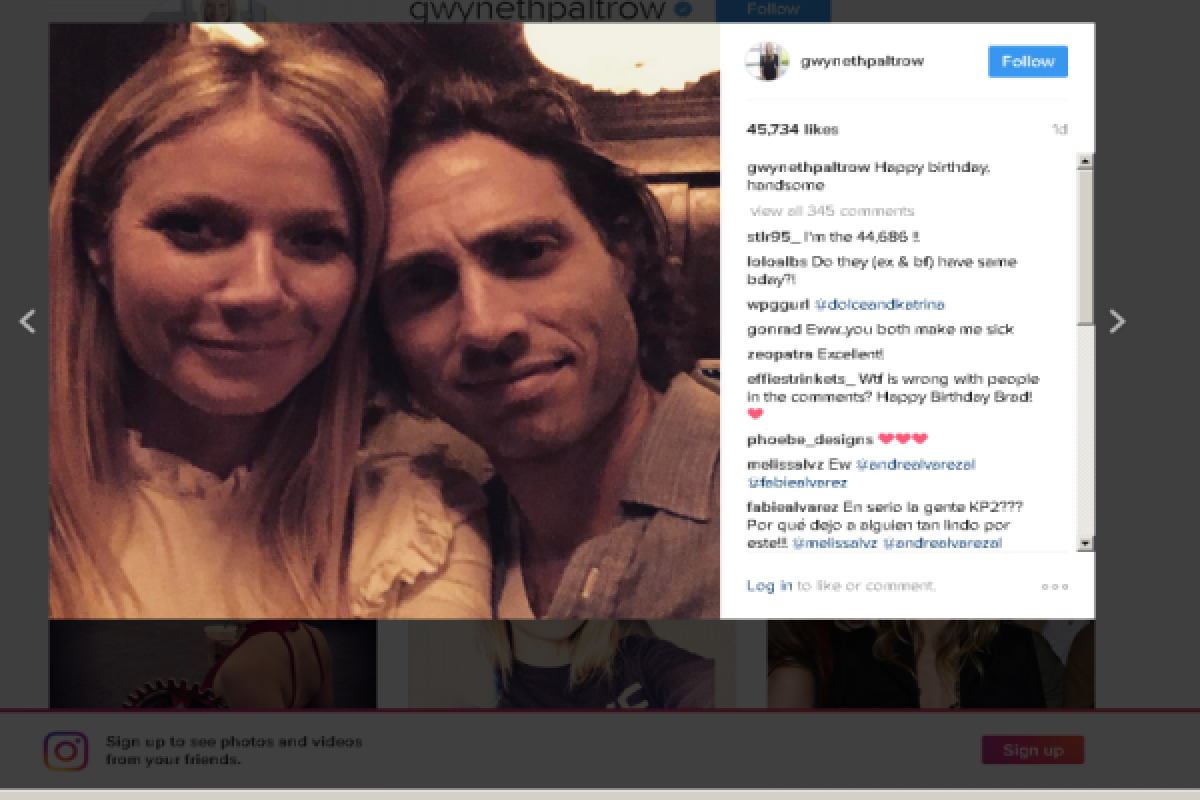 Gwyneth Paltrow pamer foto bareng pacar