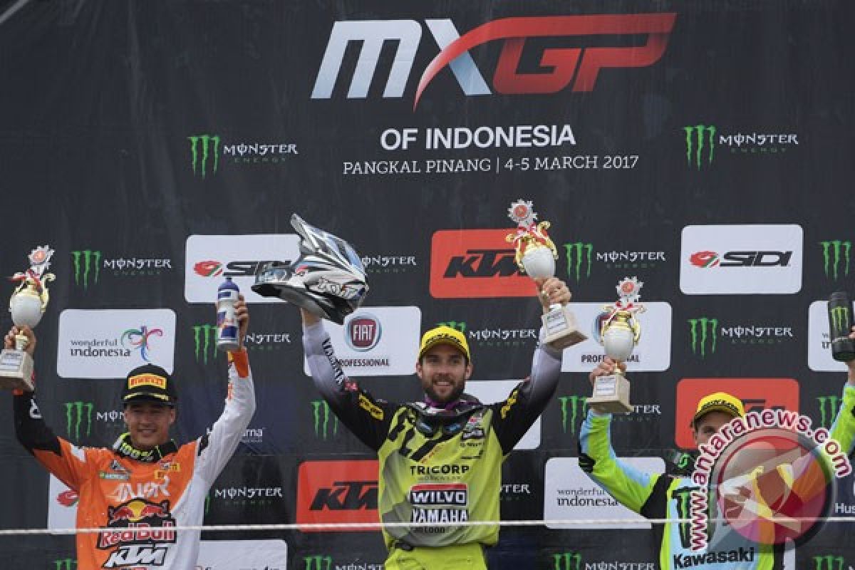 Pembalap Britania Raya juarai MXGP race 1