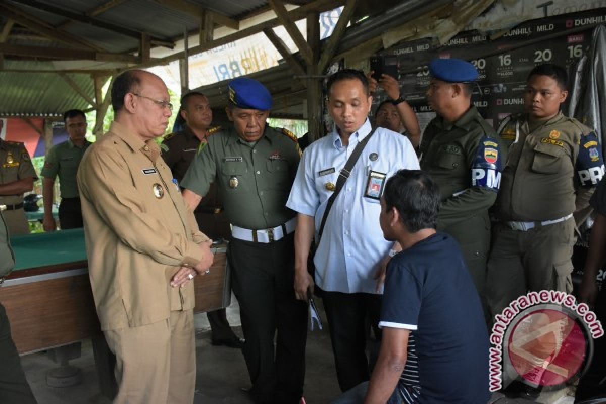 Pj.Walikota Pimpin Tim P4GN Gerebek Lokasi Perederan Sabu