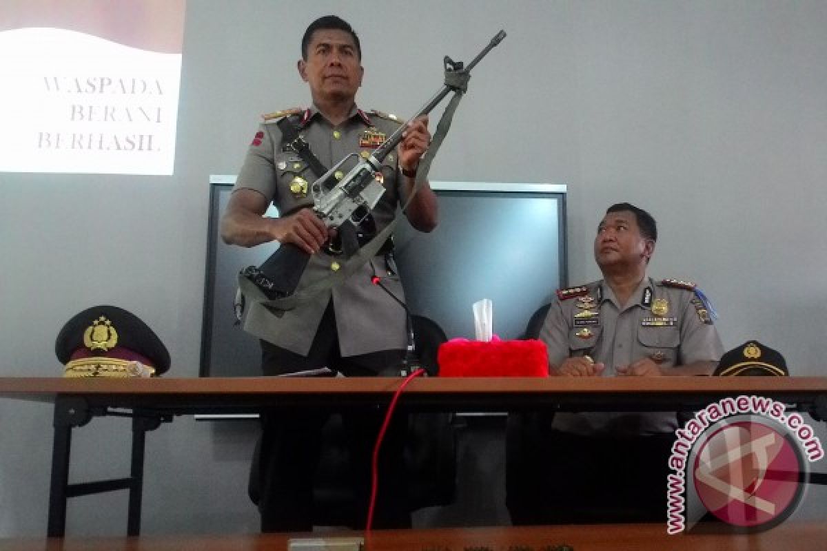 Senjata M-16 Milik Teroris Poso Ditemukan