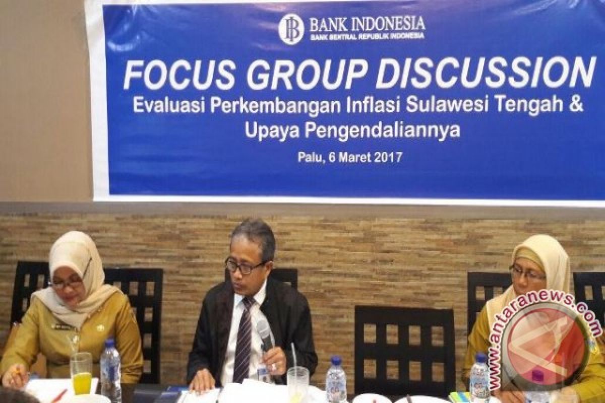 Evaluasi Inflasi, BI Sulteng Gelar Fokus Grup Diskusi