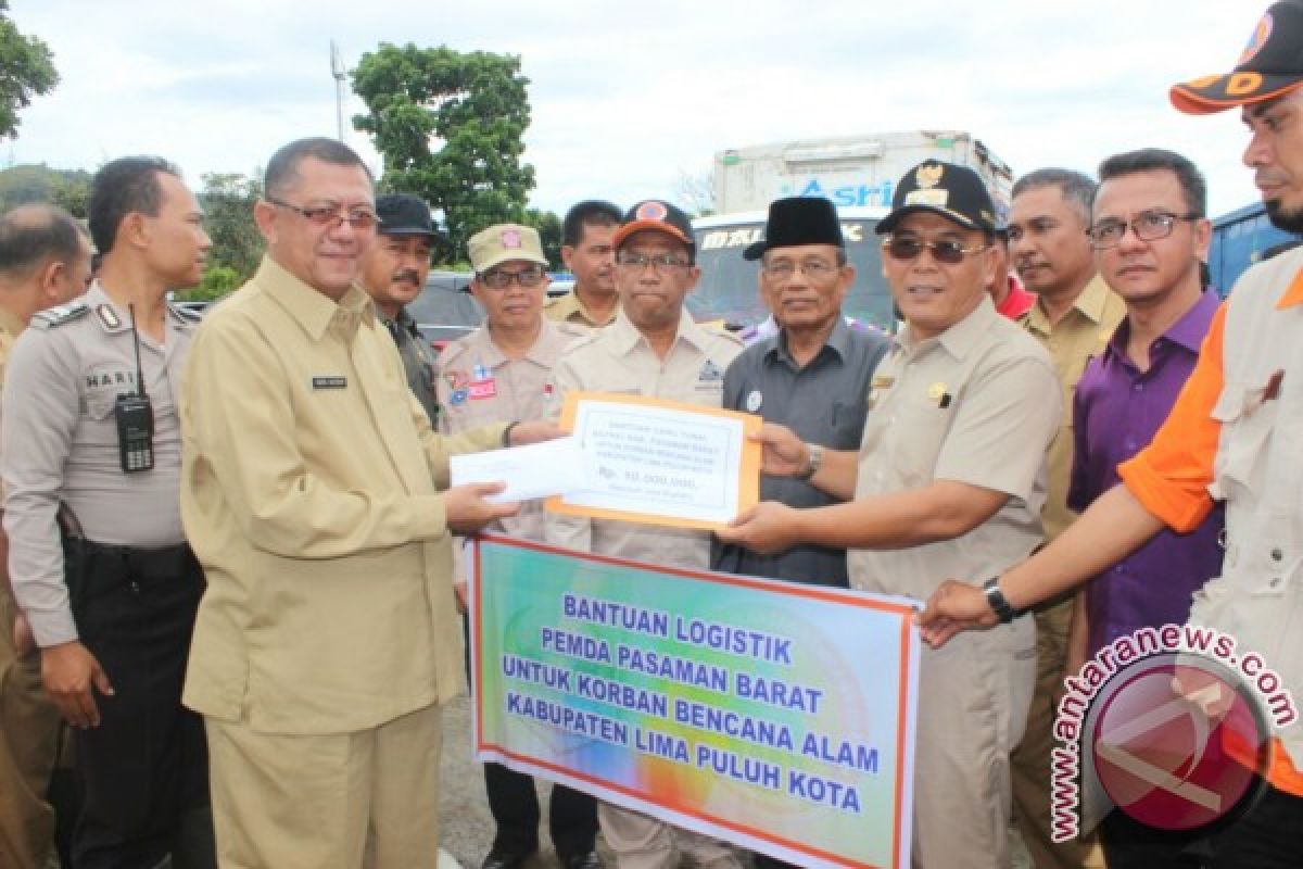 Pasaman Barat Bantu Korban Bencana Alam Limapuluh Kota