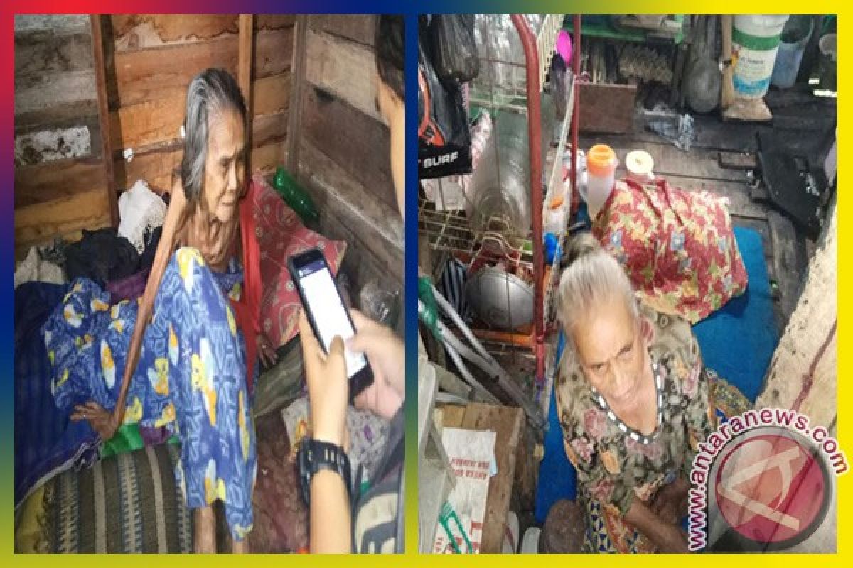 2 Nenek Renta Mantan Guru Ngaji Hidup di Gubuk Reyot dan Bocor