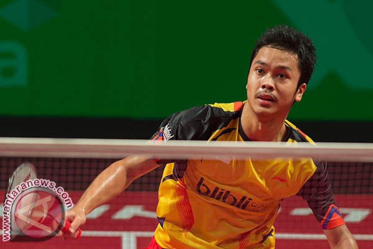 Indonesia`s Ginting defeats Denmark`s Axelsen in Sudirman Cup