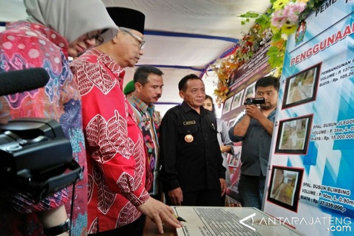 94 Proyek Pembangunan di Temanggung Dibiayai Dana Desa