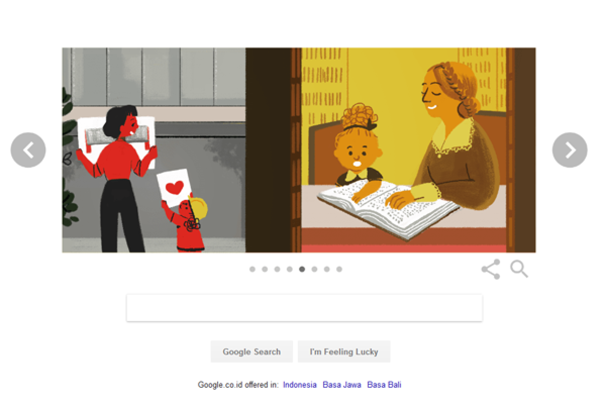 13 perempuan  hebat pada Google Doodle edisi Hari Perempuan Internasional