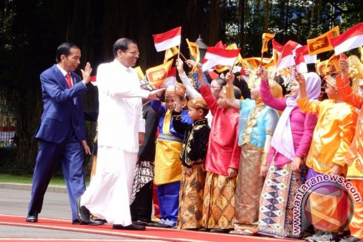 Jokowi-Sirisena Saksikan Penandatanganan Kerja Sama Perikanan