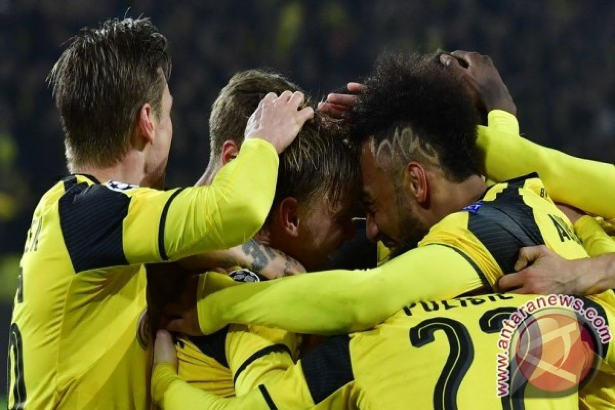 Hattrick Aubameyang antar Dortmund melenggang ke perempatfinal