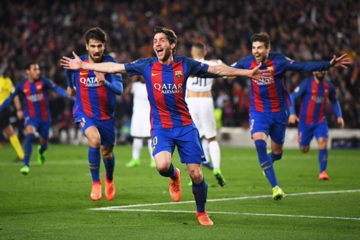 Liga Champions - Menang dramatis, Barcelona singkirkan PSG 6-1