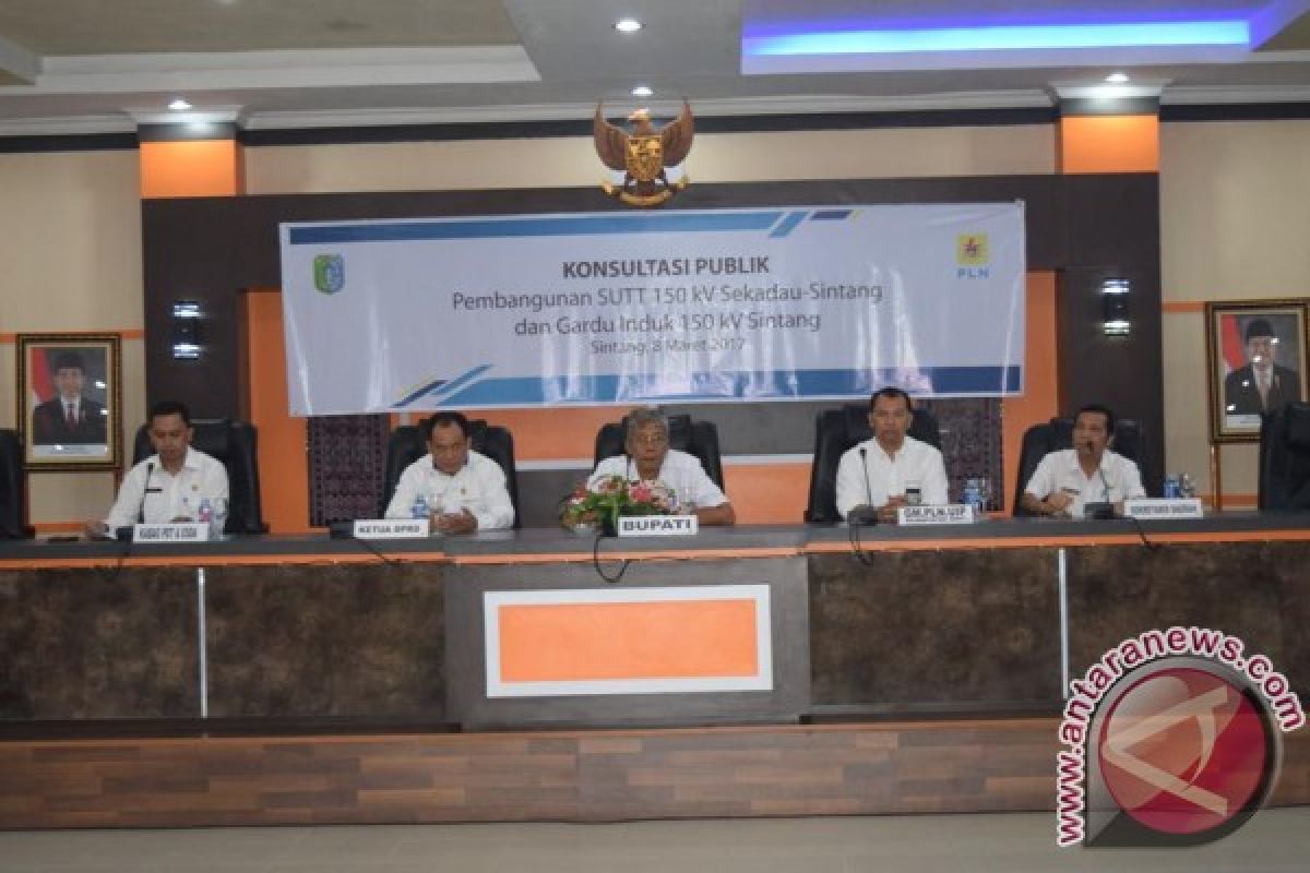 Bupati Buka Konsultasi Publik Pembangunan SUTT 150 kV