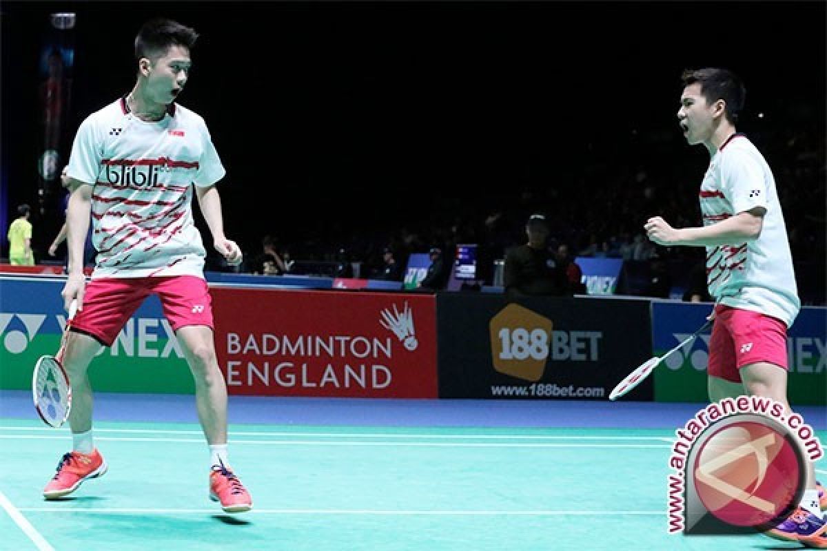 Presiden Jokowi : Indonesia bangga! Ganda putra Juarai All England