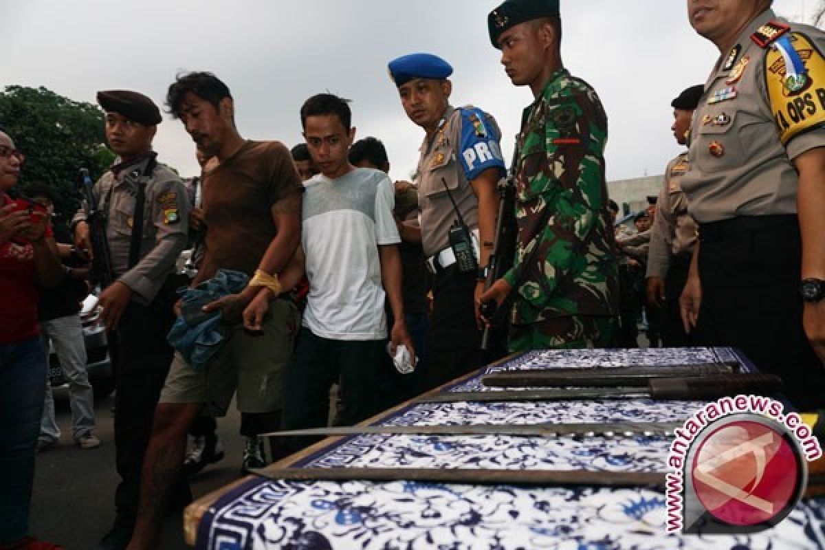 21 Orang Ditangkap Pascabentrokan Angkot--Ojek Online
