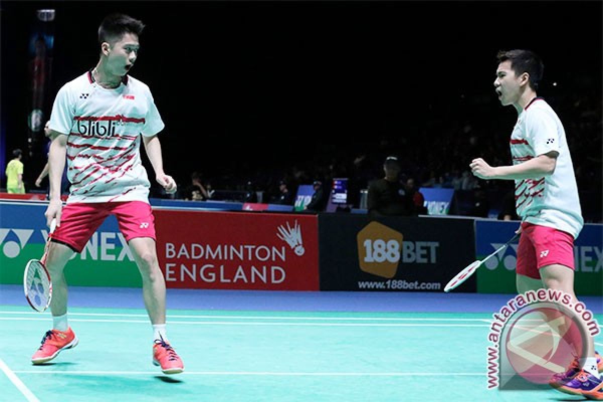 Dukungan total PPI Inggris untuk atlet bulutangkis kita di All England