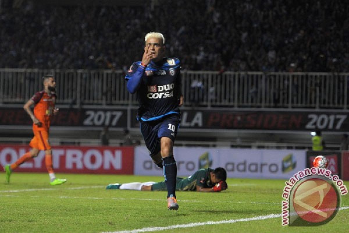 Gonzales bawa Arema juara Piala Presiden 2017